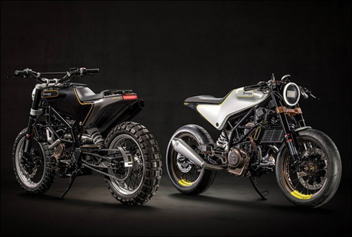 Два концепта мотоциклов Husqvarna от дизайнеров Kiska