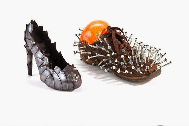 Необычная обувь из повседневных материалов