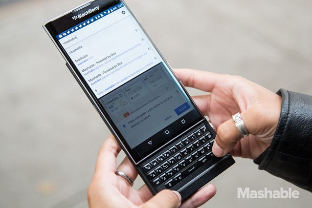Blackberry выпустила первый Android-смартфон