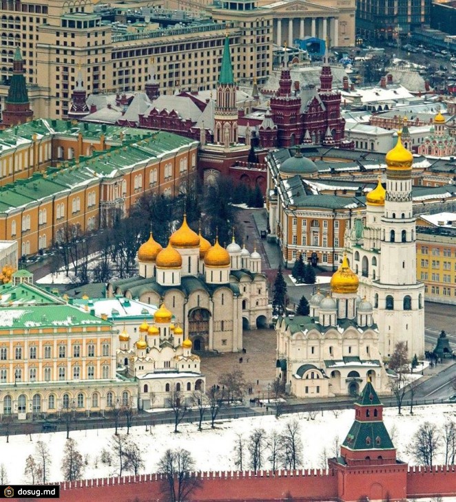 Красота Москвы с высоты птичьего полета.