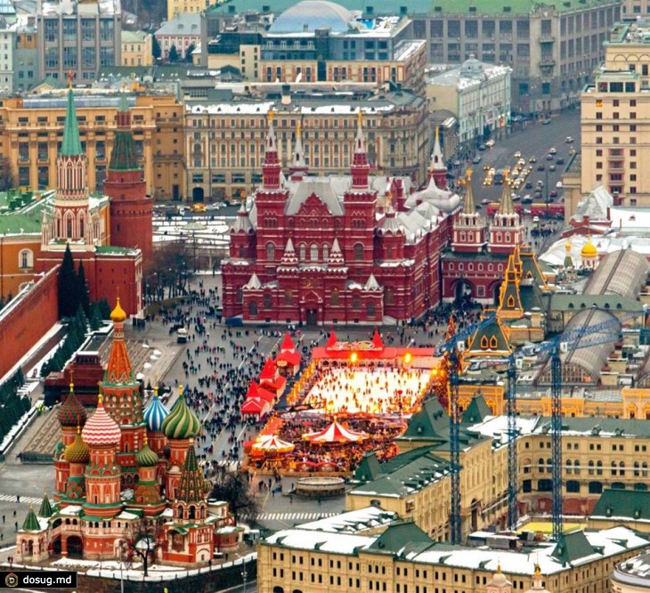 Красота Москвы с высоты птичьего полета.
