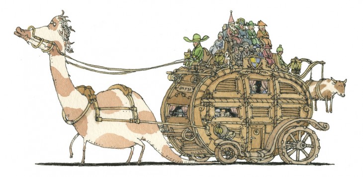 Скрупулезные рисунки Маттиаса Адольфссона (Mattias Adolfsson)