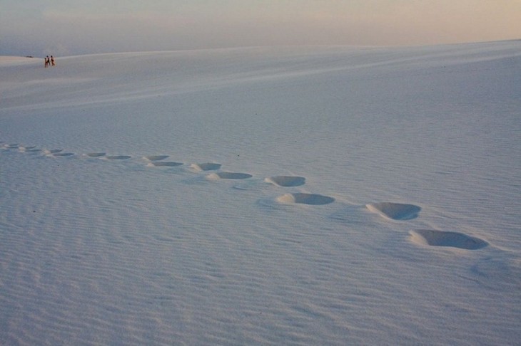 Белое солнце пустыни парка Lencois Maranhenses