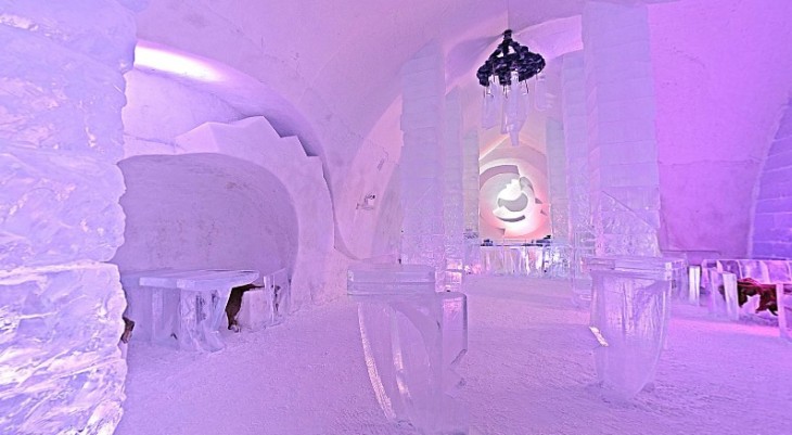 Чудо изо льда «Hotel de Glace»