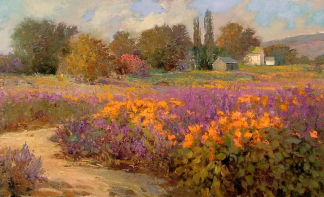 Теплый импрессионизм в картинах Кента Уоллиса (Kent Wallis)