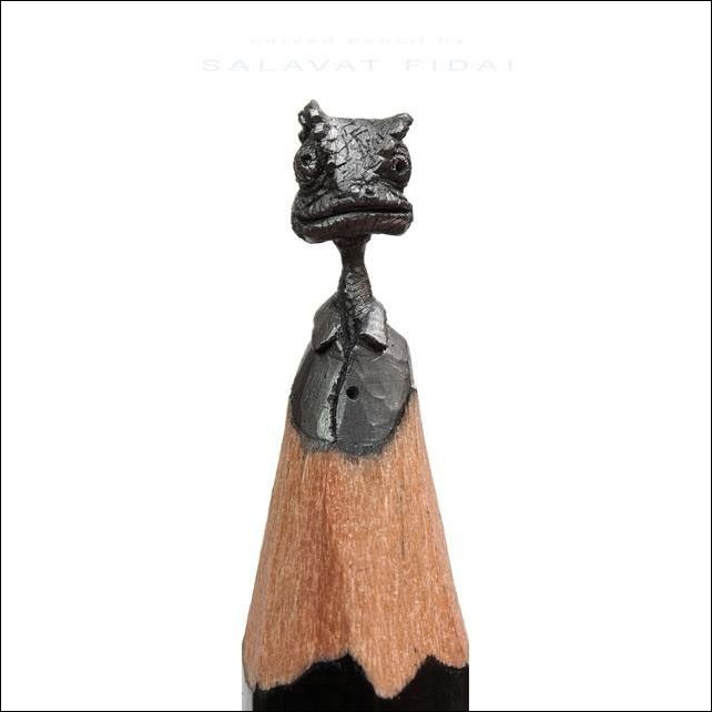 Скульптуры на кончике карандашного грифеля