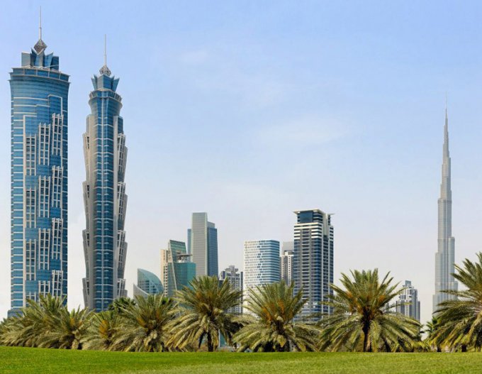 Самый высокий отель в мире - JW Marriott Marquis Dubai