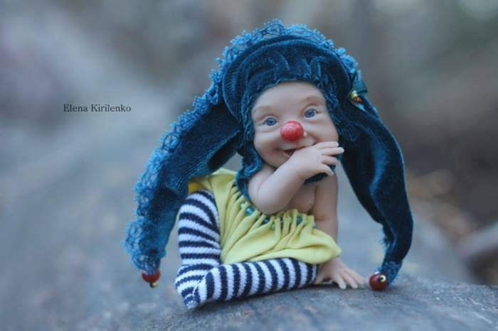 Маленькие симпатичные куклы Елены Кириленко