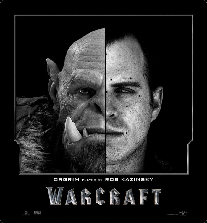 Актеры фильма «Warcraft» до и после цифровой обработки