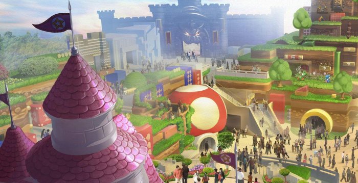 В Японии полным ходом строят тематический парк развлечений Nintendo