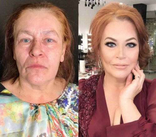 Невероятное преображение: снимки до и после нанесения макияжа