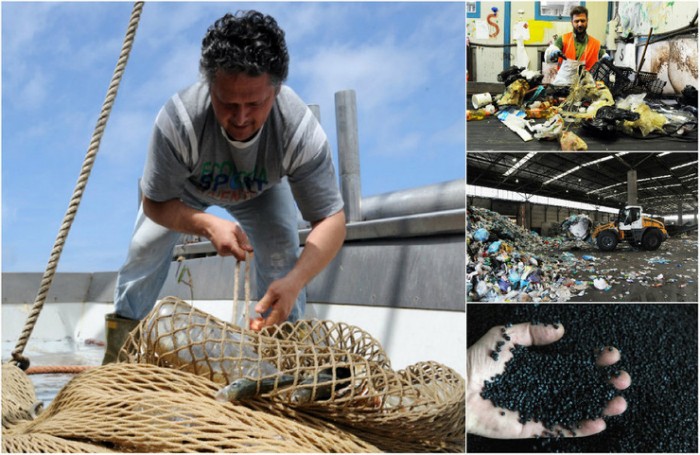 Рыбаки помогают очистить море от пластикового мусора