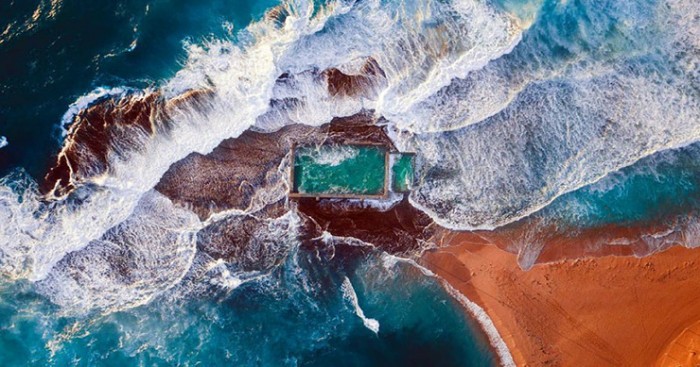 Сиднейские пляжи — вид из поднебесья