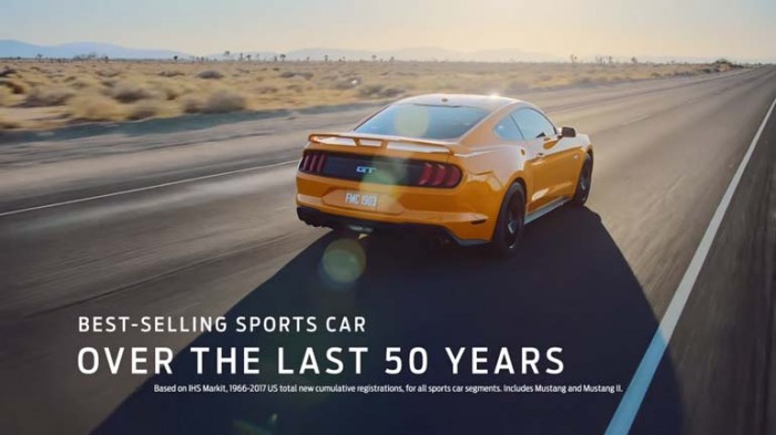 В Сети появилось рекламное видео с новым Ford Mustang 2018