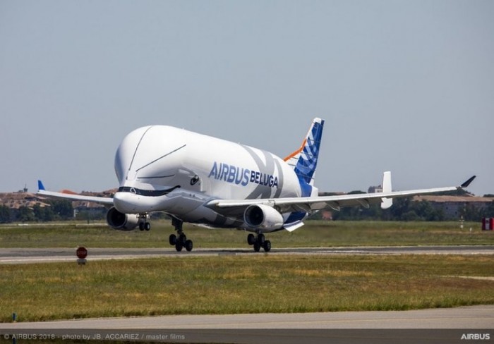 Самолет Airbus BelugaXL совершил первый полет