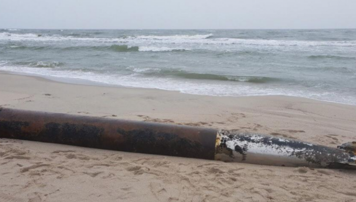 На калининградский пляж вынесло немецкую торпеду с 240 кг взрывчатки