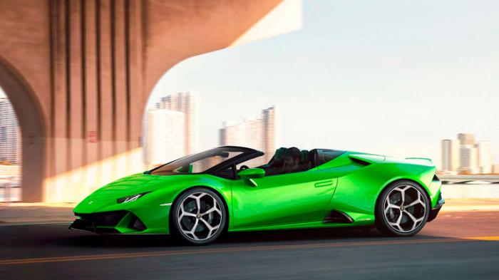 Lamborghini покажет новый Huracan Evo без крыши