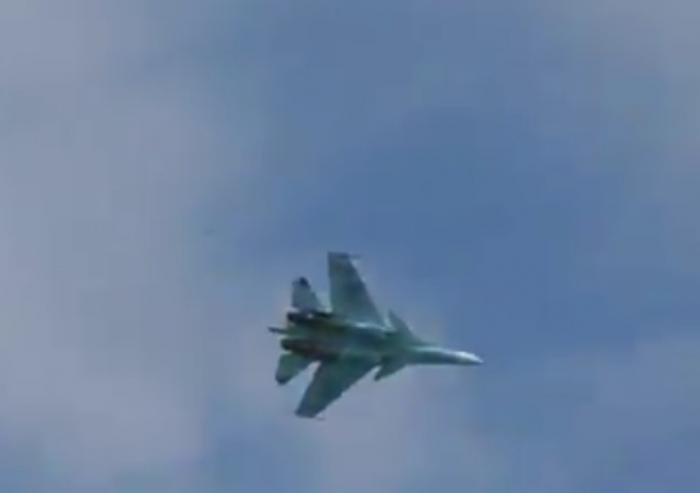 Нештатная ситуация с участием истребиля Су-30СМ