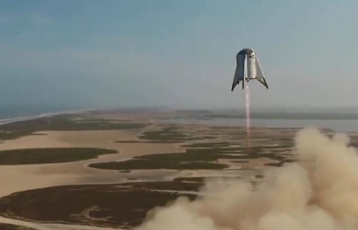 Starhopper от SpaceX совершил успешный