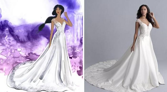 Свадебная компания выпустила линию свадебных платьев в стиле диснеевских принцесс.