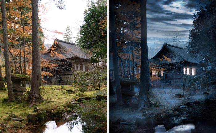 Ведущих фотографов попросили показать фотографии Японии до и после редактирования.