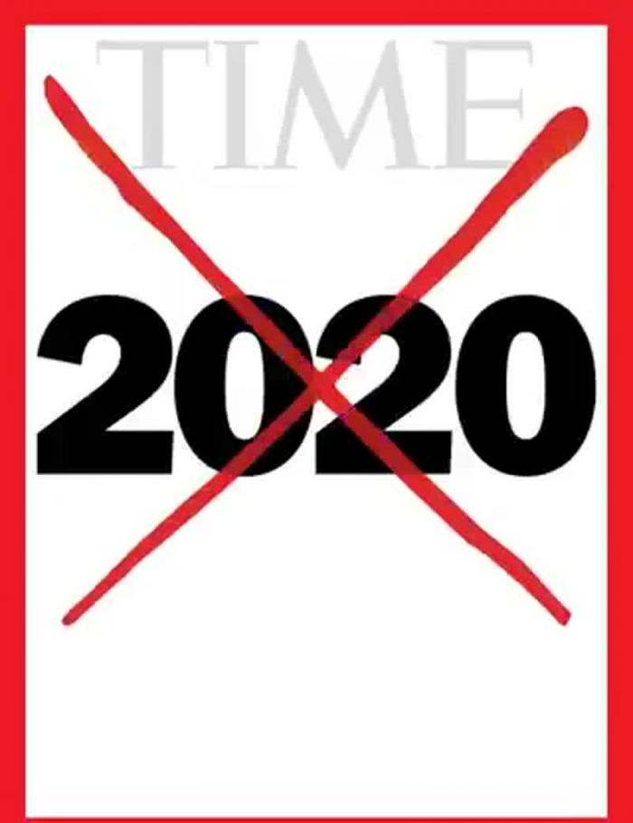 Digital-обложка нового номера Time о 2020 годе