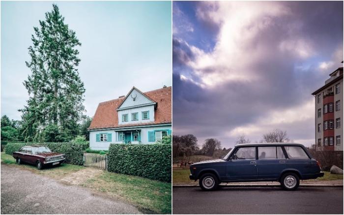 Автомобили на улицах немецких городов на снимках Грегора Клара