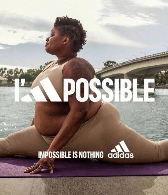 "И где тут спорт?": реклама Adidas с черной бодипозитивной лесбиянкой удивила пользователей Сети