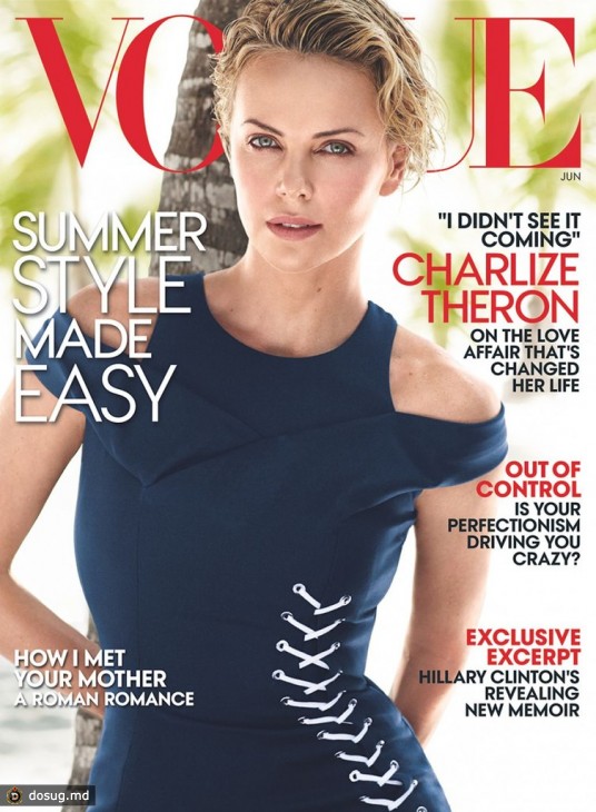 Шикарная Шарлиз Терон в журнале Vogue