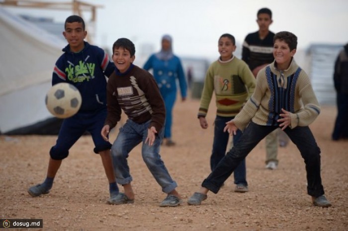 Лагерь для сирийских беженцев в Иордании