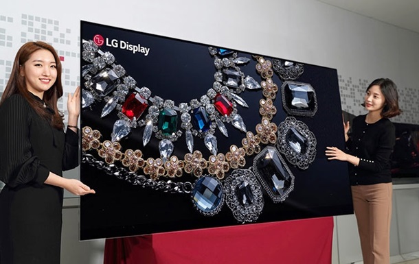 LG показала гигантский OLED-дисплей 8K