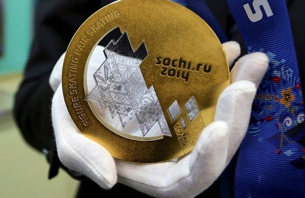 Золотую олимпийскую медаль оценили в 550 долларов