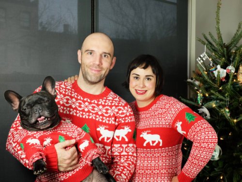 Смешные и нелепые семейные рождественские фотографии с животными