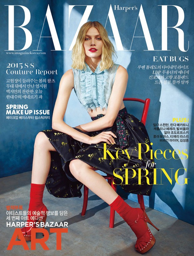Алин Вебер в Harper’s Bazaar Korea