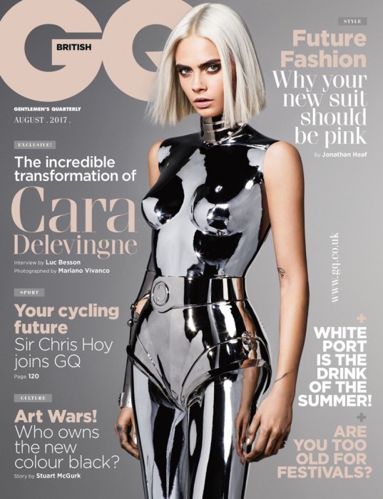 Кара Делевинь в GQ UK