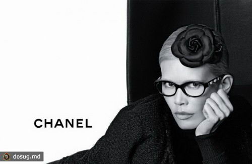 Очки Chanel в рекламной кампании Клаудия Шиффер