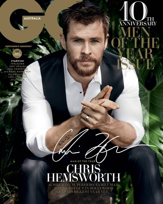 Крис Хэмсворт в GQ Australia