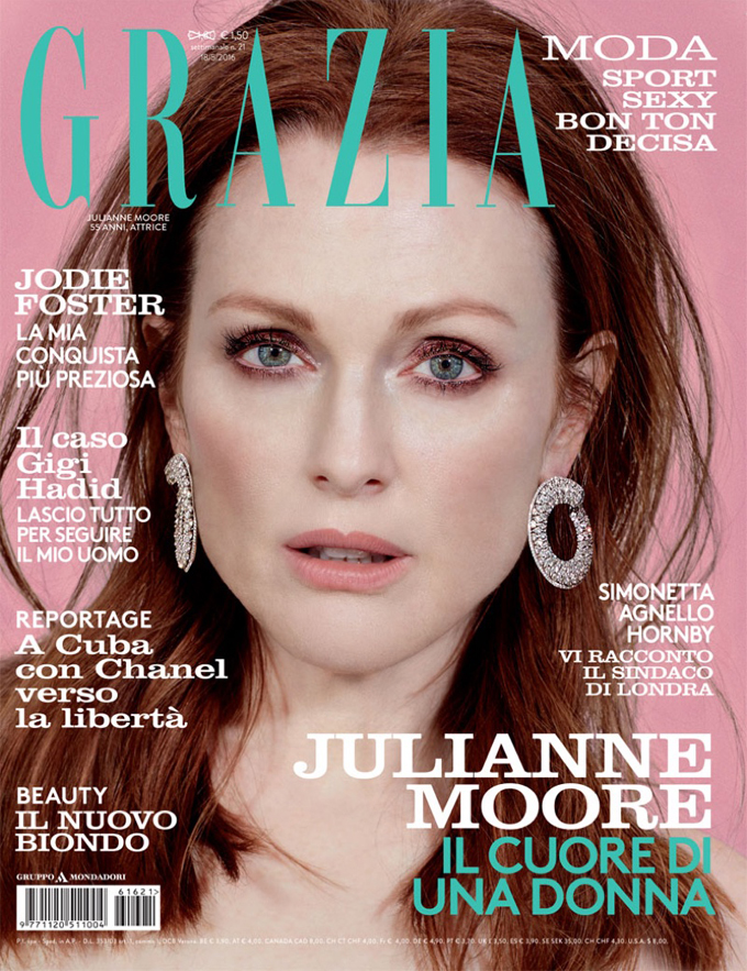 Джулианна Мур для Grazia Italy