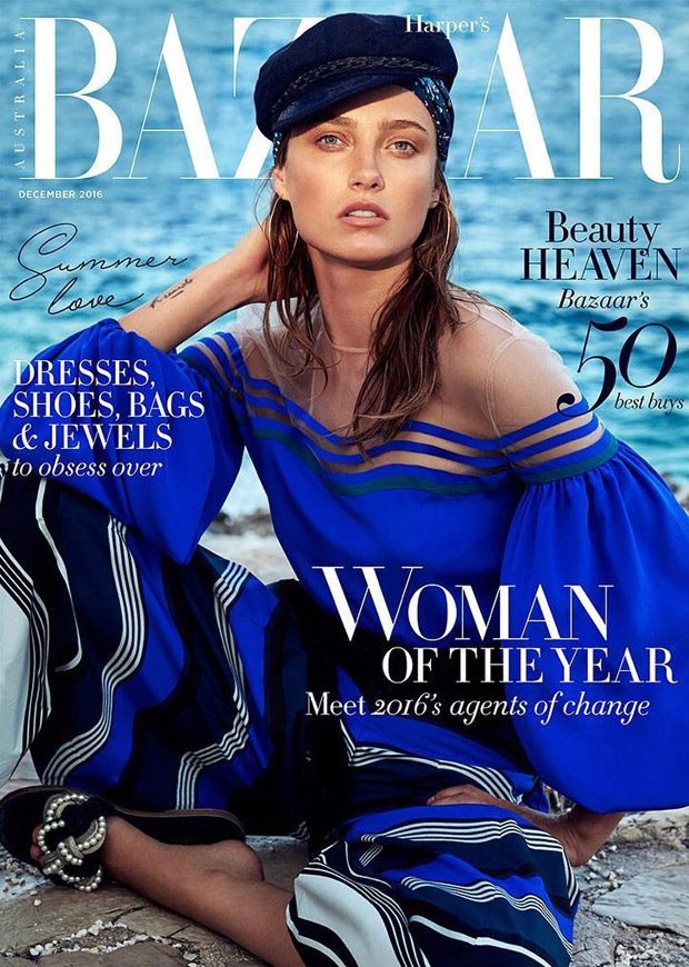 Кармен Педару в Harper’s Bazaar Australia