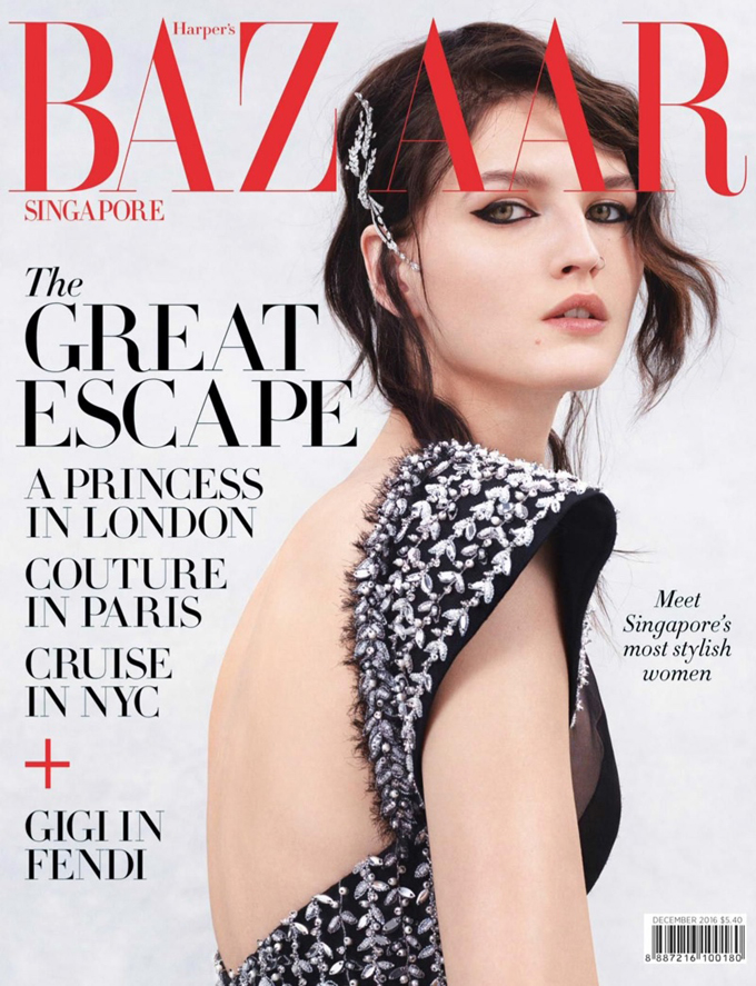 Кэтлин Аас для Harper’s Bazaar Singapore