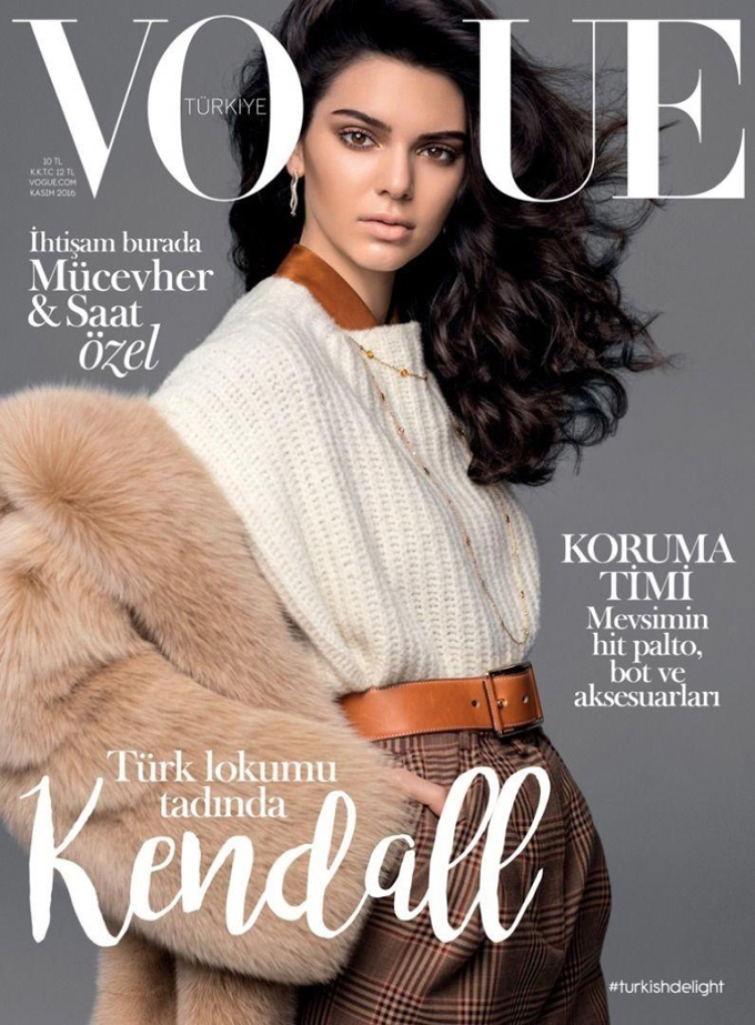 Кендалл Дженнер на обложке турецкого Vogue