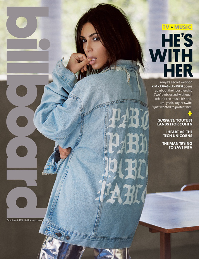 Ким Кардашян на обложке Billboard Magazine