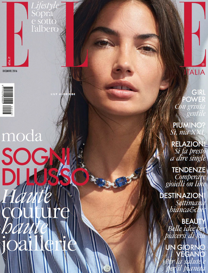 Лили Олдридж на обложке итальянского ELLE