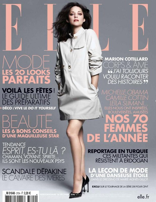 Марион Котийяр в Elle France