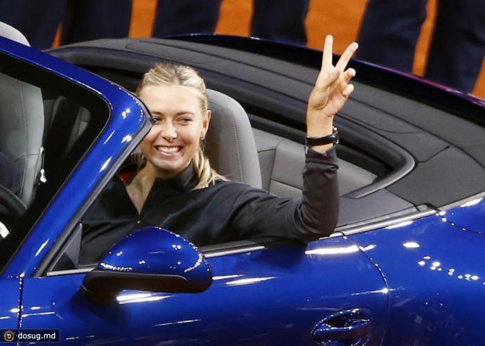 Мария Шарапова наиграла на Porsche