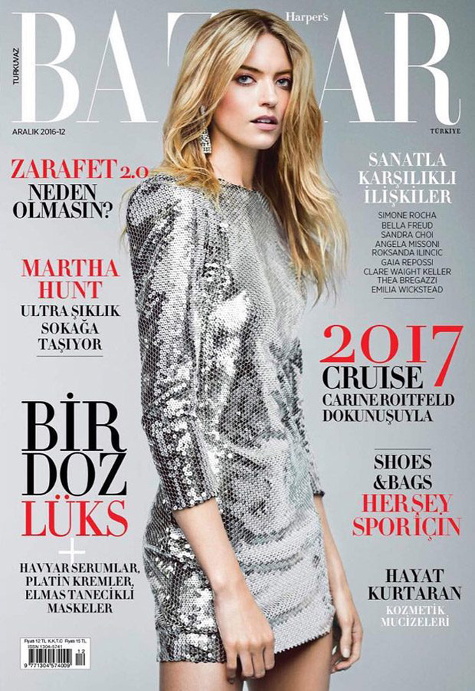 Марта Хант в турецком Harper’s Bazaar