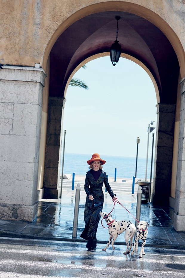 Наталья Водянова и Эдриен Броуди в Vogue US