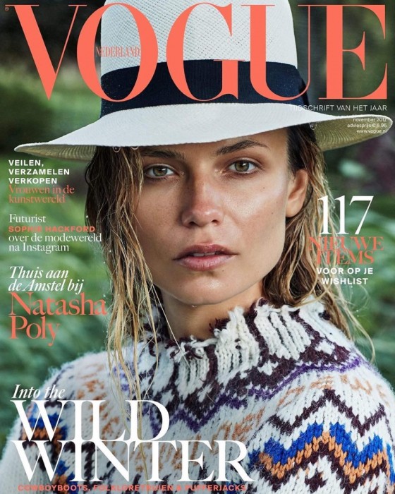 Наташа Поли в ноябрьском Vogue