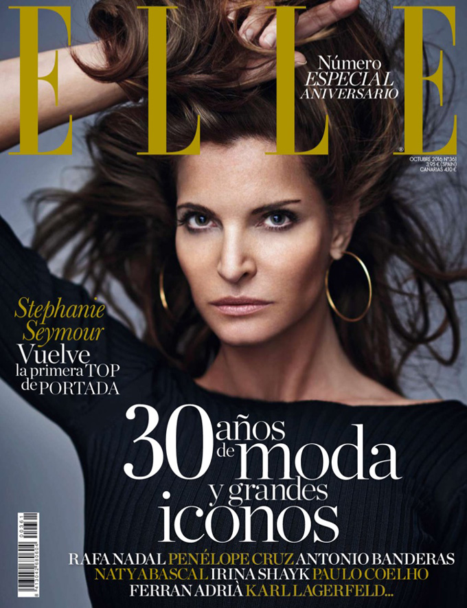 Стефани Сеймур в ELLE Spain