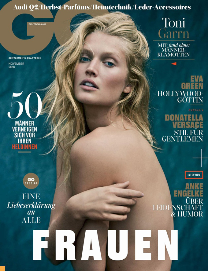 Тони Гаррн на обложке GQ Germany